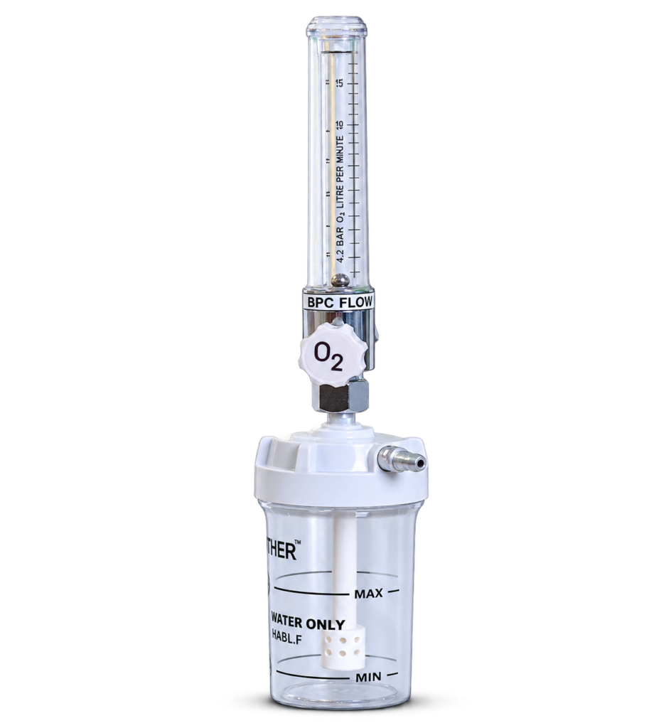 Metal BPC Flowmeters with Humidifier Bottle